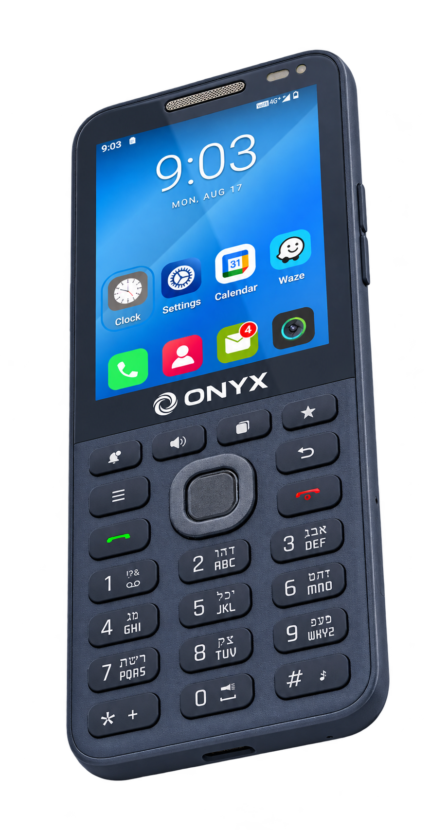 ONYX phone product render, front perspective